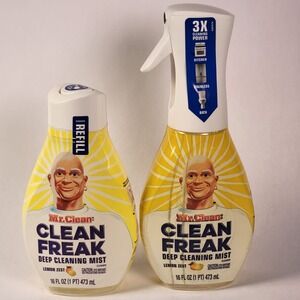 Mr Clean Freak‎ Multi-Surface Deep Cleaning Mist Lemon Zest 16oz SPRAY & REFILL